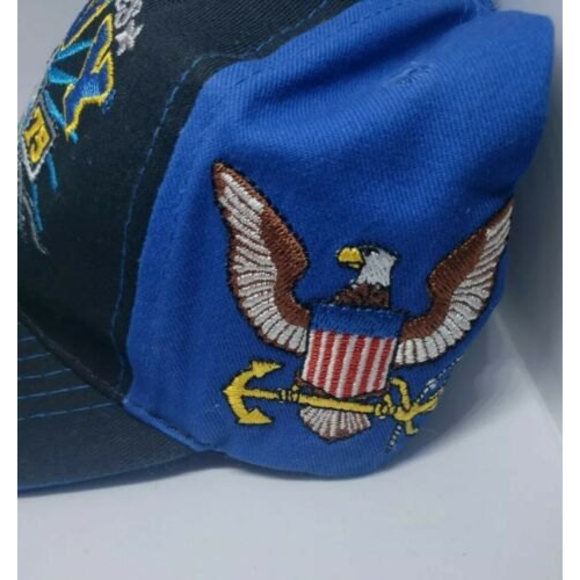 United States Navy Hat Cap Adjustable Back With Bald Eagle 1775 - Picture 2 of 5